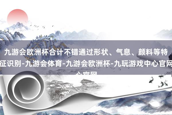 九游会欧洲杯合计不错通过形状、气息、颜料等特征识别-九游会体育-九游会欧洲杯-九玩游戏中心官网